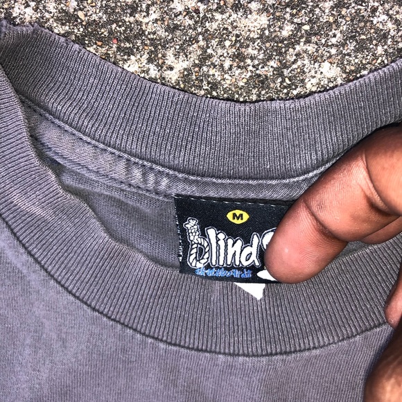 Blind skate board tee shirt vintage grey - Picture 3 of 4